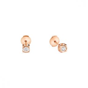 Boucles d'oreilles puces Le Cube Diamant