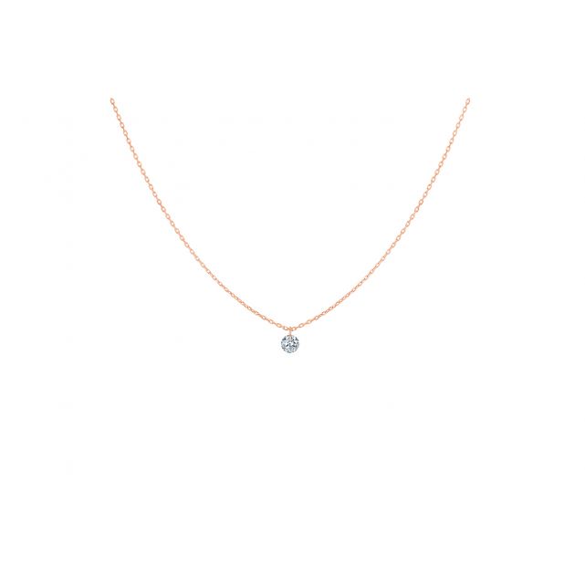 Collier 360° - 1 diamant