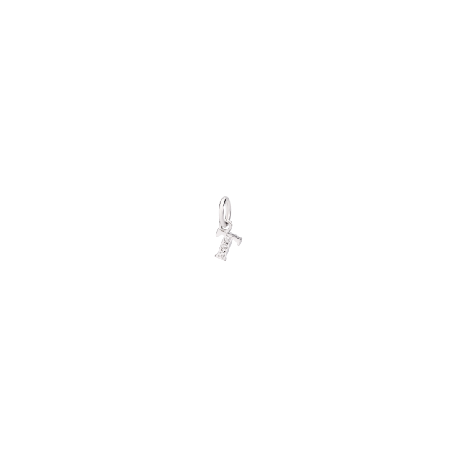 Initiales Or Blanc et Diamants