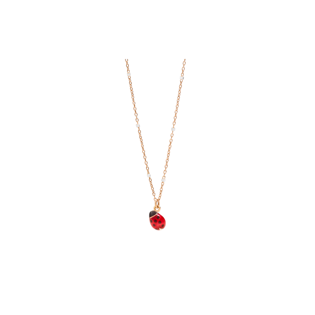 Collier mini coccinelle