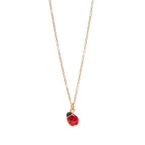 Collier mini coccinelle