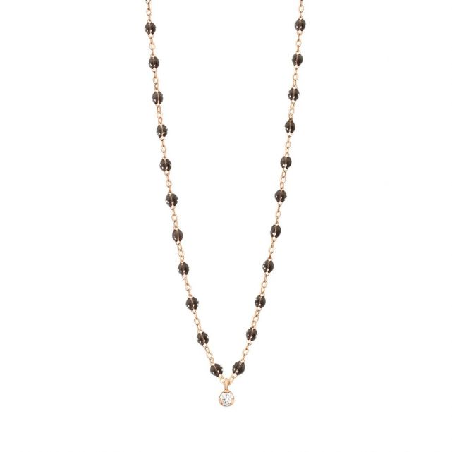 Collier quartz Gigi Suprême 1 diamant