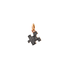 Pendentif PUZZLE Diamants Noirs