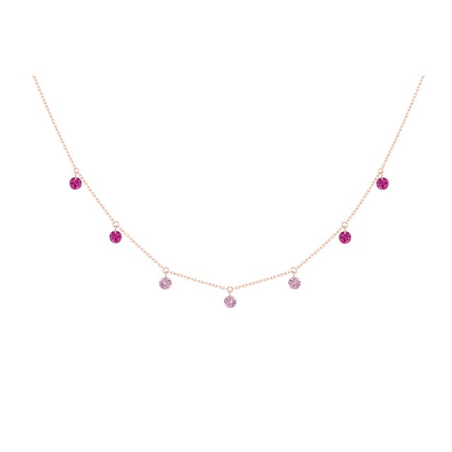 Collier Confetti Rose