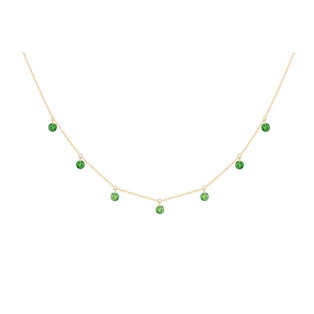 Collier Confetti Vert