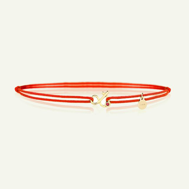 Bracelet cordon Esperluette