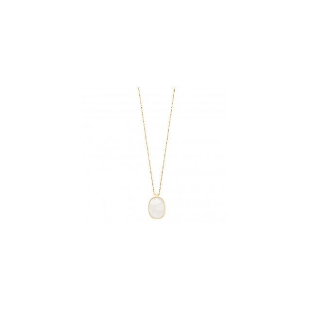 Collier Organic nacre blanche