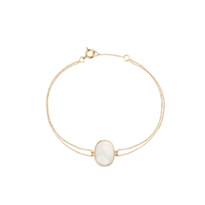 Bracelet Organic nacre blanche