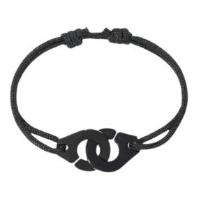 Bracelet sur cordon Menottes Dinh Van R15 Titane