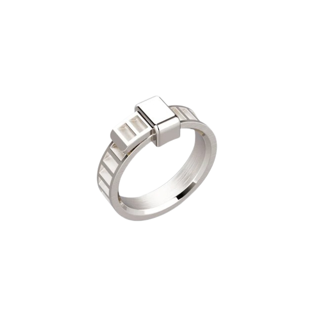 Bague Bind Me Argent Lisse