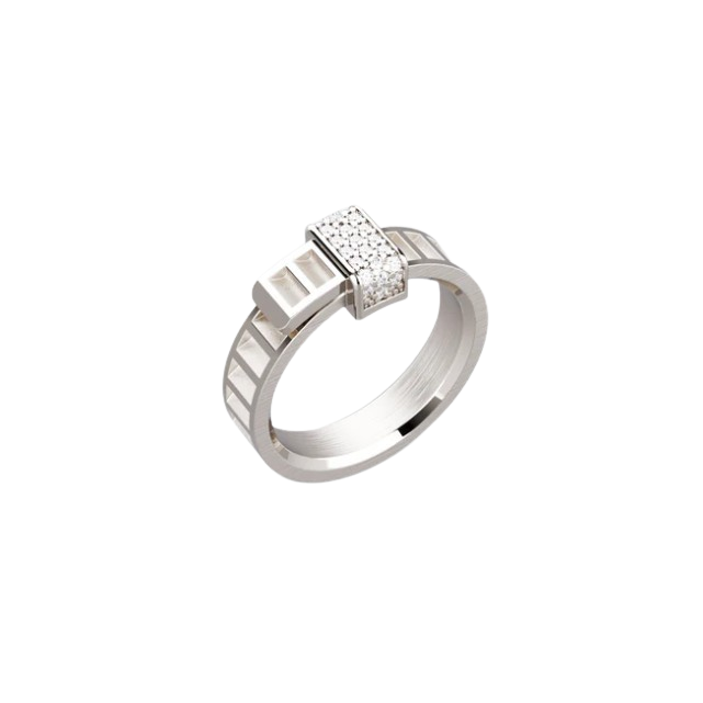 Bague Bind Me Argent et Diamants