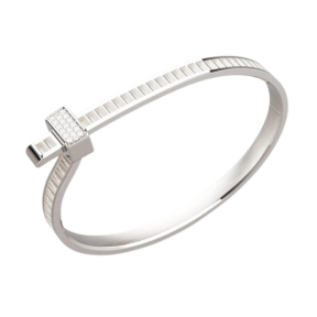 Bracelet Bind Me Argent Platiné & Diamants blancs