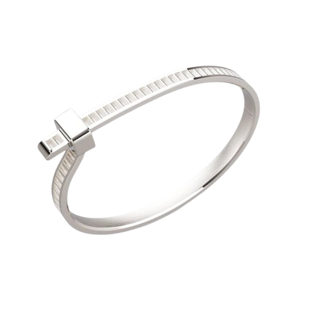Bracelet Bind Me Argent Platiné Lisse