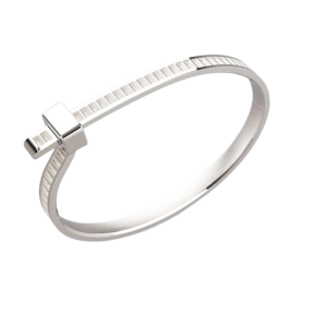 Bracelet Bind Me Argent Platiné Lisse