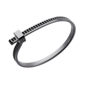 Bracelet Bind Me Argent Platiné Lisse