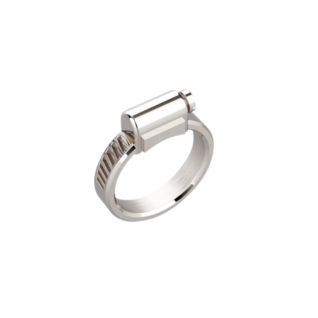 Bague Love Affair Argent Lisse