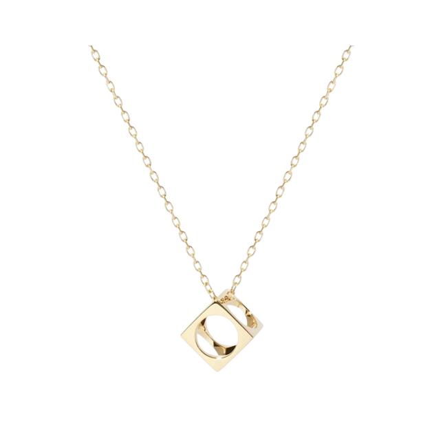 Pendentif sur chaine le Pavé Petit Modèle