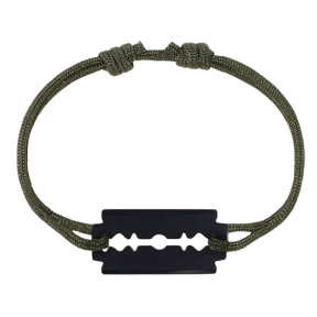 Bracelet sur cordon Lame de Rasoir Moyen Modèle