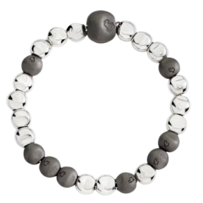 Bracelet Pepita Argent et Titane