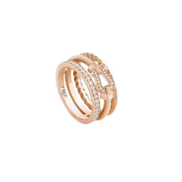 Bague Force 10 Rise Or Rose