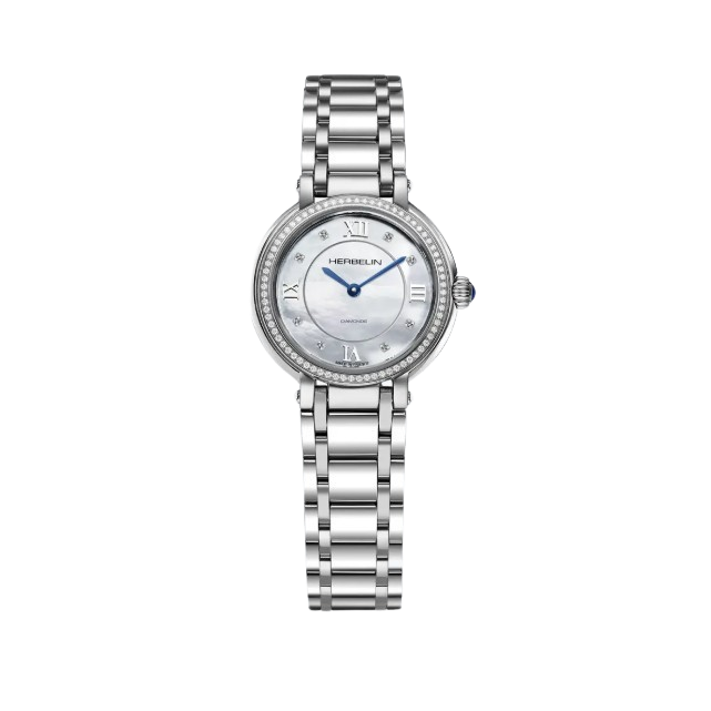 Montre Galet Quartz Diamants