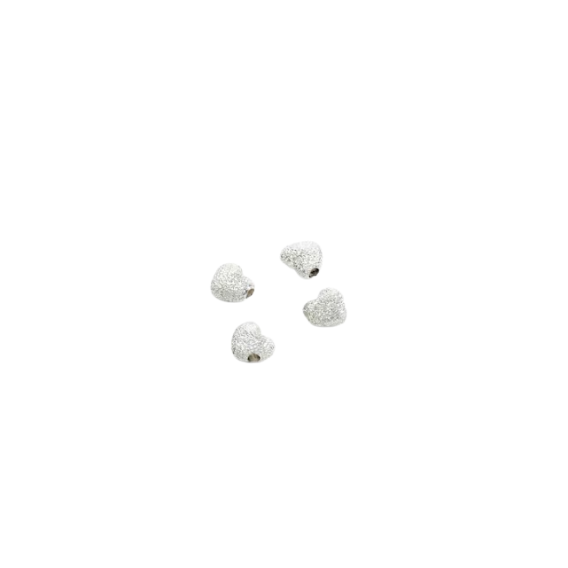 Composants Cœur Argent Diamanté