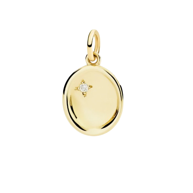 Pendentif Sceau en Or Jaune