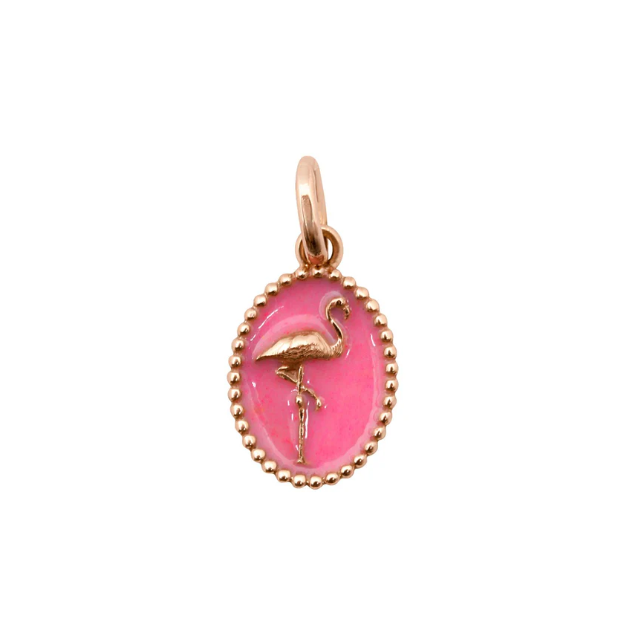 Pendentif Flamant Rose