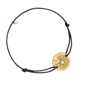Bracelet Cordon Vermeil Pissenlit