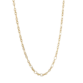 Chaîne Vermeil Ovale Striée