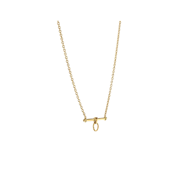 Collier Trapèze Comédie en Vermeil