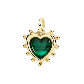 Pendentif Cœur Avec Malachite