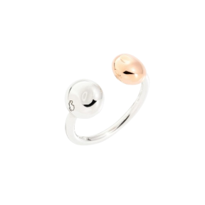 Bague Pepita Argent & Or Rose