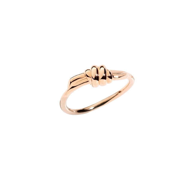 Bague Nodo Or Rose