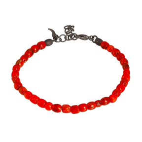 Bracelet en Titane, Corail & Corne Titane