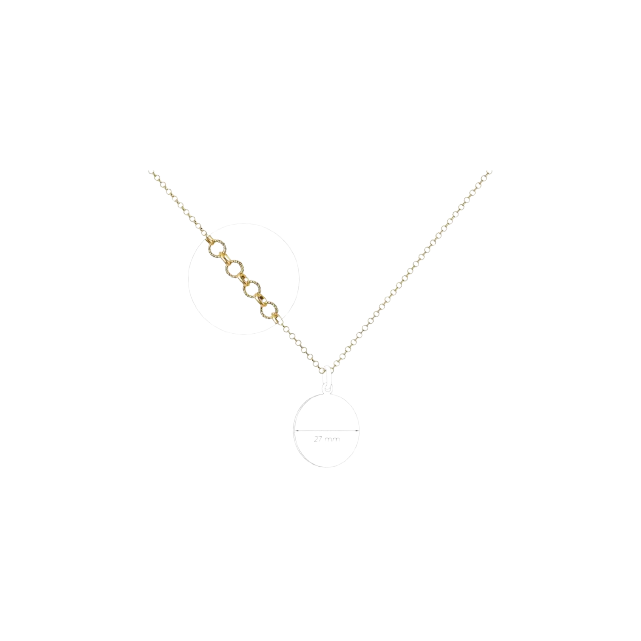 Chaîne Or Jaune Jaseron Striée