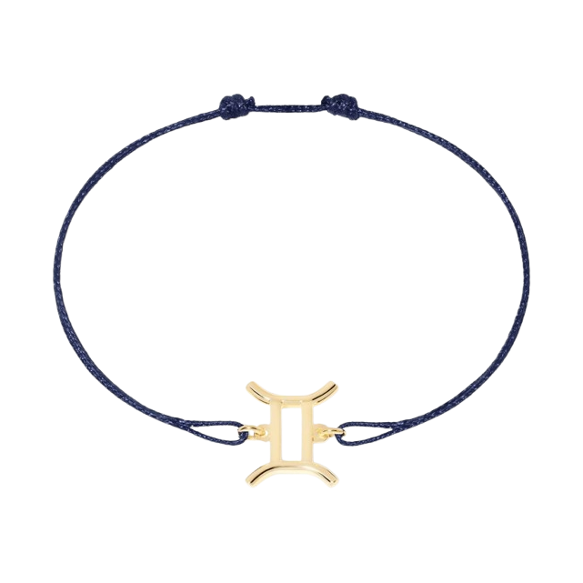 Bracelet cordon Gémeaux
