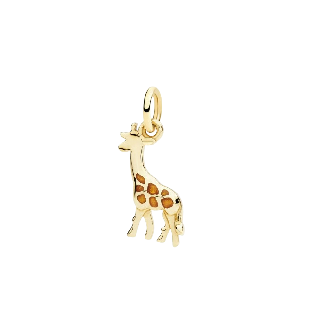 Pendentif Girafe Or Jaune