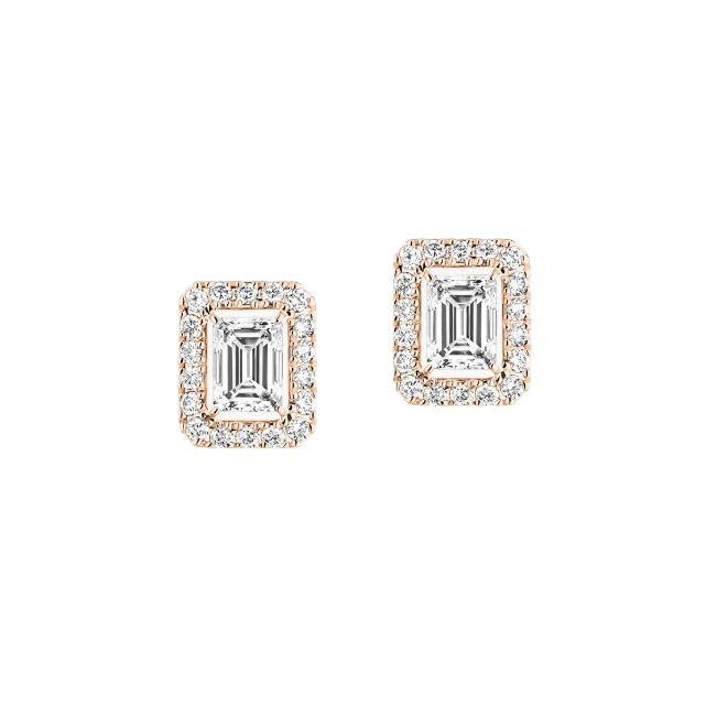 Boucles d'oreilles Joy taille émeraude PM