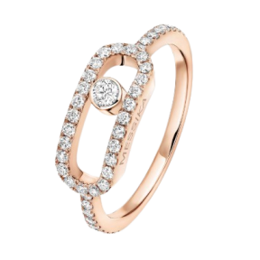 Bague Move Uno Grand Modèle Pavée