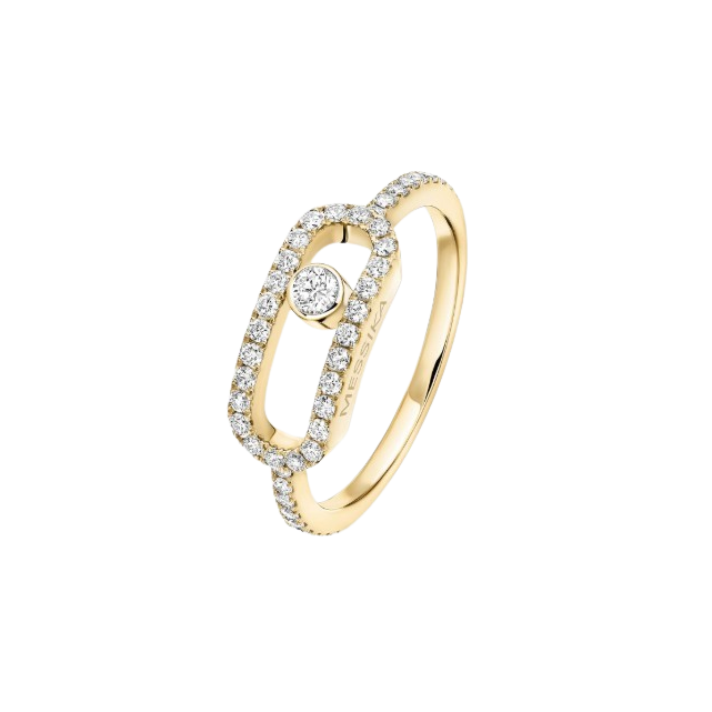 Bague Move Uno Grand Modèle Pavée