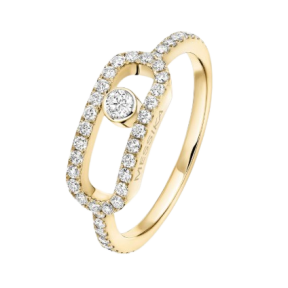 Bague Move Uno Grand Modèle Pavée