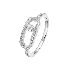 Bague Move Uno Grand Modèle Pavée