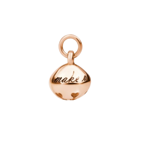 Pendentif Grelot Or Rose