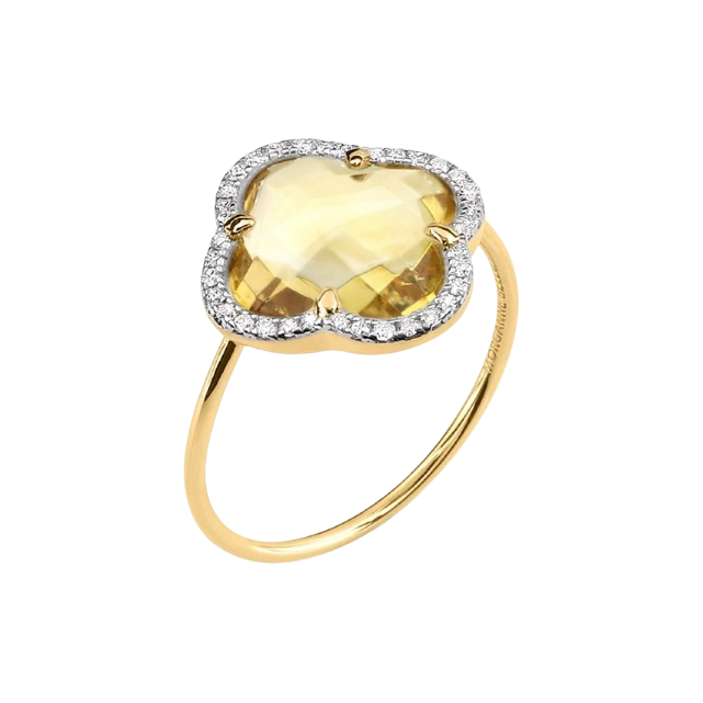 Bague Victoria Diamants, Citrine