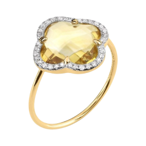Bague Victoria Diamants, Citrine